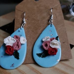 Polymer clay earrings